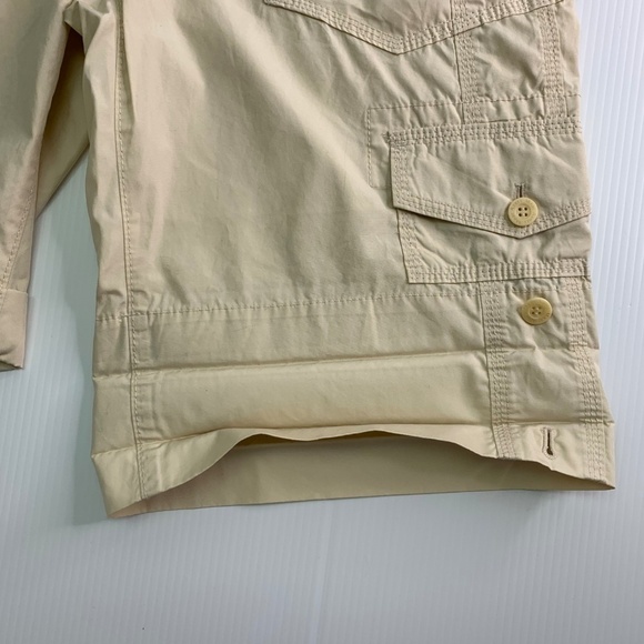 Marc Aurel Shorts Size 12 EU 42 Adjustable Leg Length Cotton Cargo Khaki Work - Picture 7 of 9